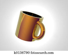 Gold Coffee Cup Gold Coffee Cup