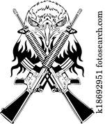 Military Design - vinyl-ready vector illustration. Military Design - vinyl-ready vector illustration.
