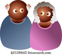 pareja edad avanzada