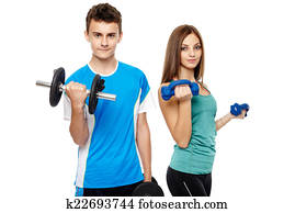 Teens doing fitness Teens doing fitness