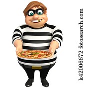 Thief with Pizza Thief with Pizza