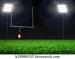 ריק, תחום של כדורגל, עם, הדגש