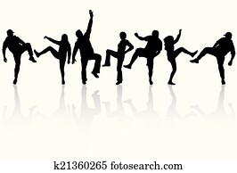 행복하다, 사람, 옥외