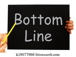 Bottom Line Blackboard Means Net Earnings Per Share