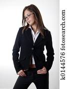 girl business suit