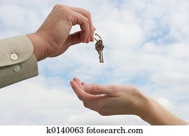 Handing over the key Handing over the key