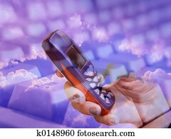 Keyboard and mobil phone Keyboard and mobil phone