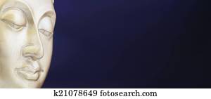 Meditating Buddha Banner   