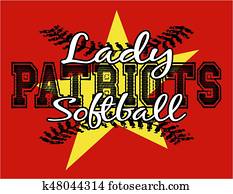 senhora, patriotas, softball