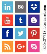 Social Media Icon Collection Social Media Icon Collection