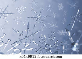 השלג פתיתים