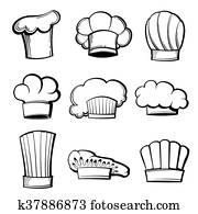 Toque de cuisinier dessin Toque de cuisinier dessin