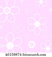Flowers and swirls Flowers and swirls