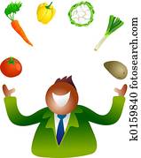 juggling vegetables juggling vegetables