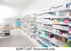Medicines Arranged At Pharmacy Medicines Arranged At Pharmacy
