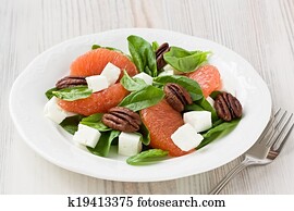 spinach grapefruit salad