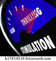 Stimulation Gauge Increasing Level Sexual Excitement Arousal