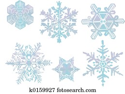 השלג פתיתים