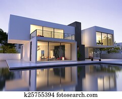 מודרני, דיר, עם, צרף