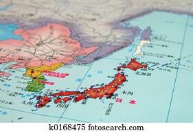 Japan-Nihon-map detail Japan-Nihon-map detail