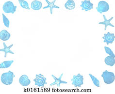 seashell border seashell border
