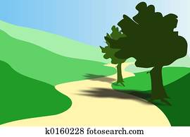 Summer scene Summer scene