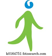 Walking symbol Walking symbol