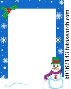 Winter border Winter border