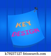 Writing note showing Key Design. Business photo showcasing a necessary or very important realization of a concept or idea Curved reminder paper memo nailed colorful surface pin frame. Writing note showing Key Design. Business photo showcasing a necessary or very important realization of a concept or idea Curved reminder paper memo nailed colorful surface pin frame.