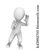 3d small people. Be silent and listen. 3d small people. Be silent and listen.