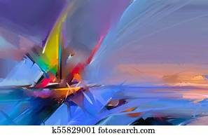 Colorful oil painting on canvas texture. Colorful oil painting on canvas texture.