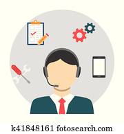 Customer service concept Customer service concept