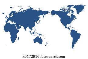isolated world map isolated world map