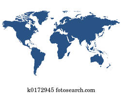 isolated world map isolated world map