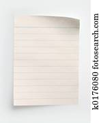 Lined Notebook Paper