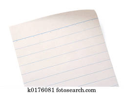 Lined Notebook Paper