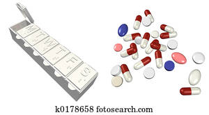 Pill Box & Pills Pill Box & Pills