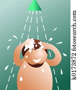 shower man shower man