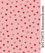 valentine, corazones