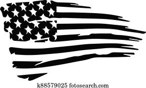 צרה, דגל אמריקאי