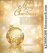 크리스마스, 금색의 배경