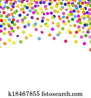 Color Confetti Frame Color Confetti Frame