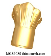 Gilded Chef Hat Gilded Chef Hat