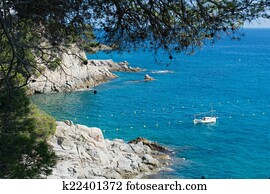 Landscape west coast Costa Brava