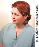 medizinischer doktor, oder, krankenschwester, 1