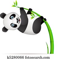 panda, caricatura