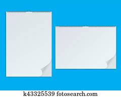 Paper notebook and clean personal memo book Paper notebook and clean personal memo book