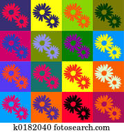 Retro daisies Retro daisies
