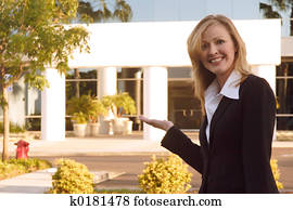 vendas propriedade imobiliária, corretor, apresentando, predios