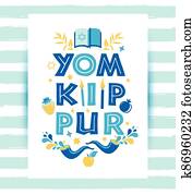 Yom Kippur greeting card with candles, apples and shofar and sybols. Jewish holiday background. illustration on white. Yom Kippur greeting card with candles, apples and shofar and sybols. Jewish holiday background. illustration on white.